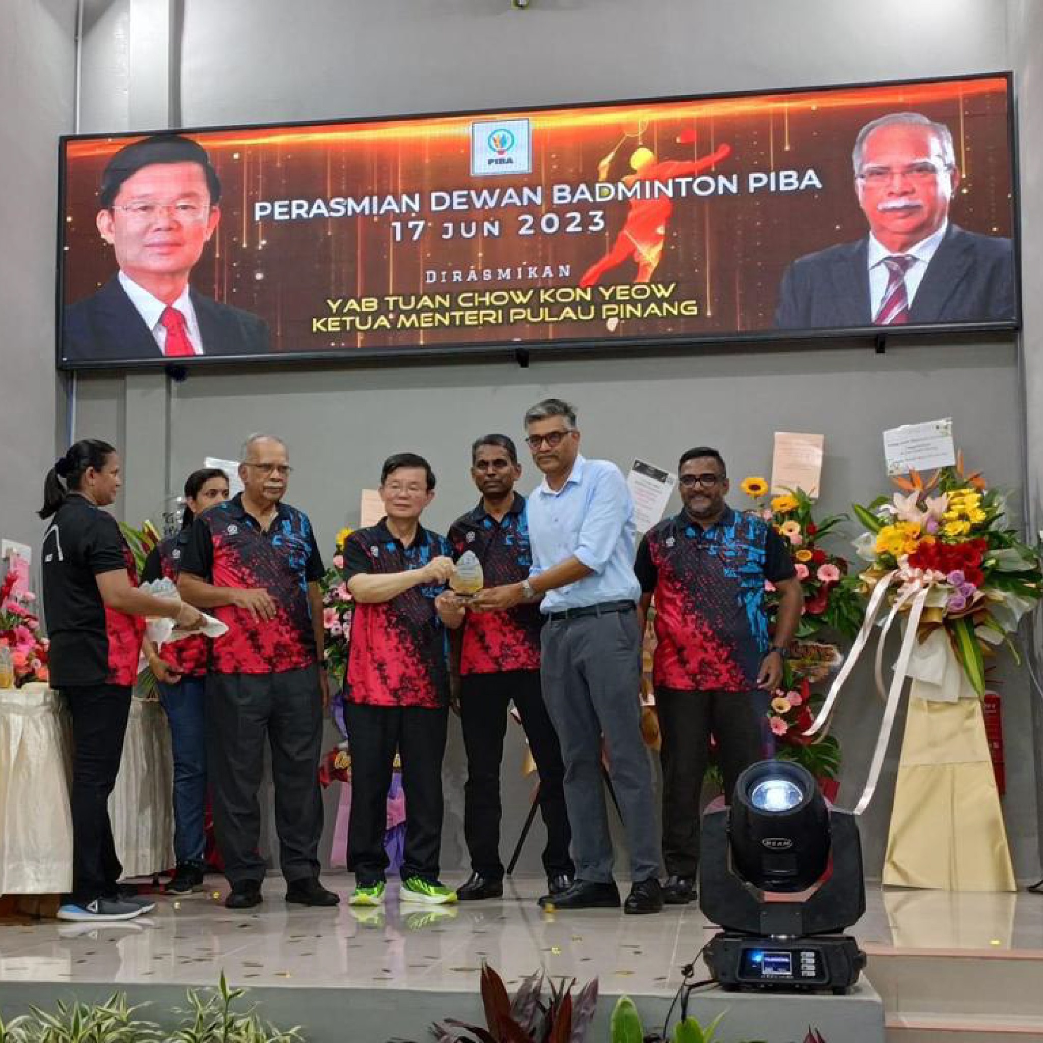PIBA Badminton Hall Launch
