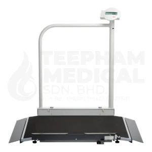 SECA 676 – EMR-VALIDATED WHEELCHAIR SCALE WITH HANDRAIL
